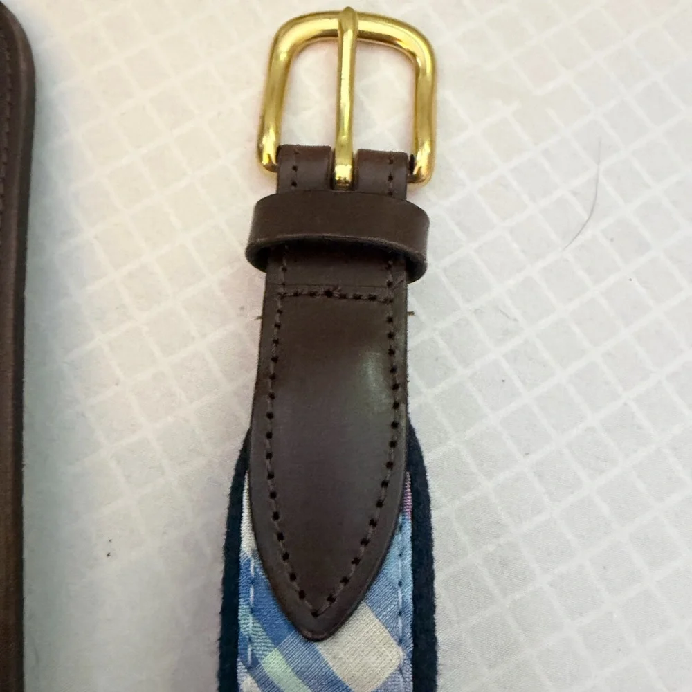 Vineyard Vines Child’s Plaid Belt